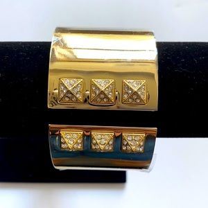 Victoria’s Secret Large Gold Cuff Bracelet Y2K New
